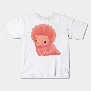 Cute Triceratops Kids T-Shirt